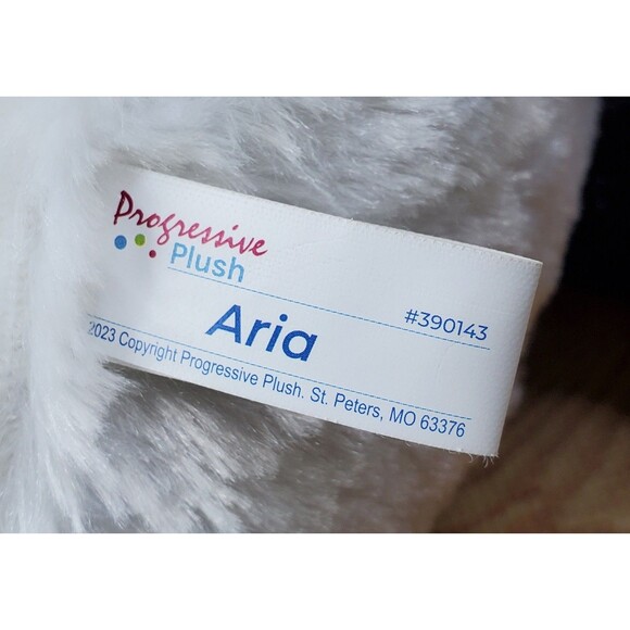 Aria Panda Progressive 12" Plush Black White 2023 Stuffed Animal Toy 390143 - Picture 6 of 7